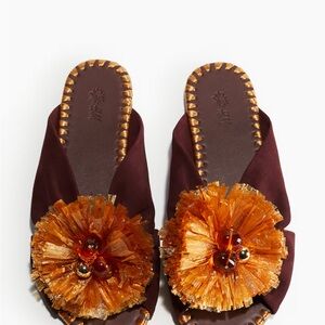 Elegant Brown and Orange Women's Shoes